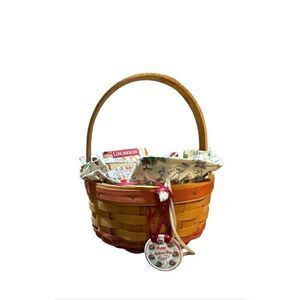 Vintage 1998 Longaberger Hand Woven Mother's Day Basket
